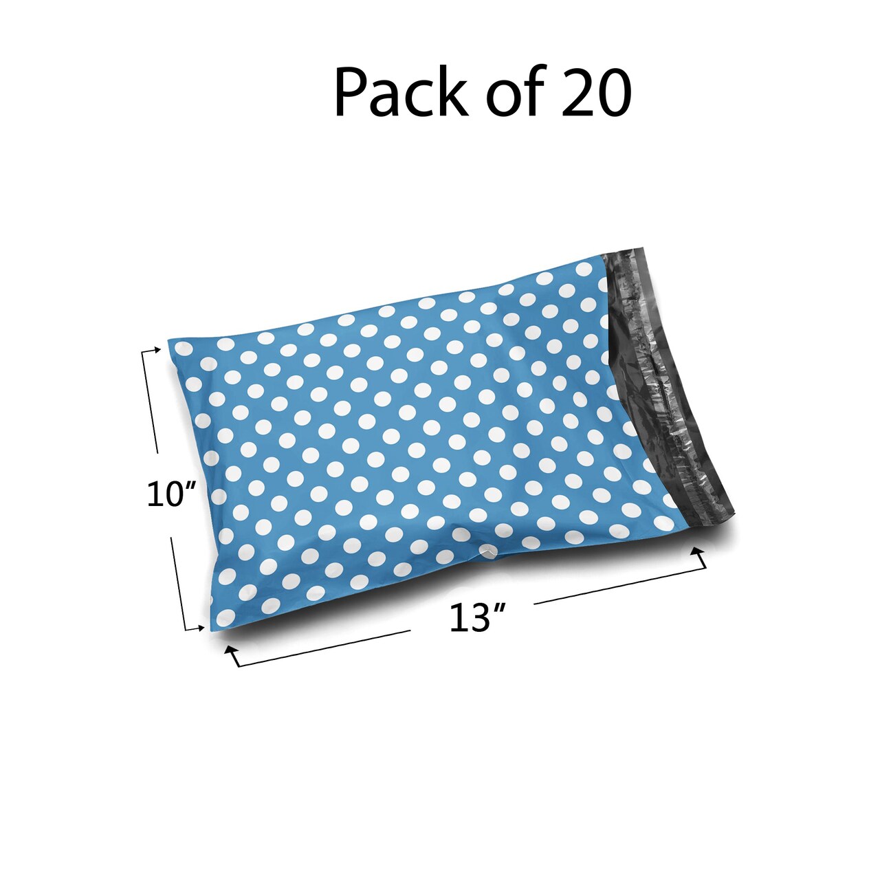 Designer Poly Bag Mailer Envelopes: Reliable &#x26; Fashionable Packaging | | Plastic Sack, Custom envelope, Colorful Dot Print Polythene and Packing Material bags | Polka Dot Design Shipping envelopes | MINA